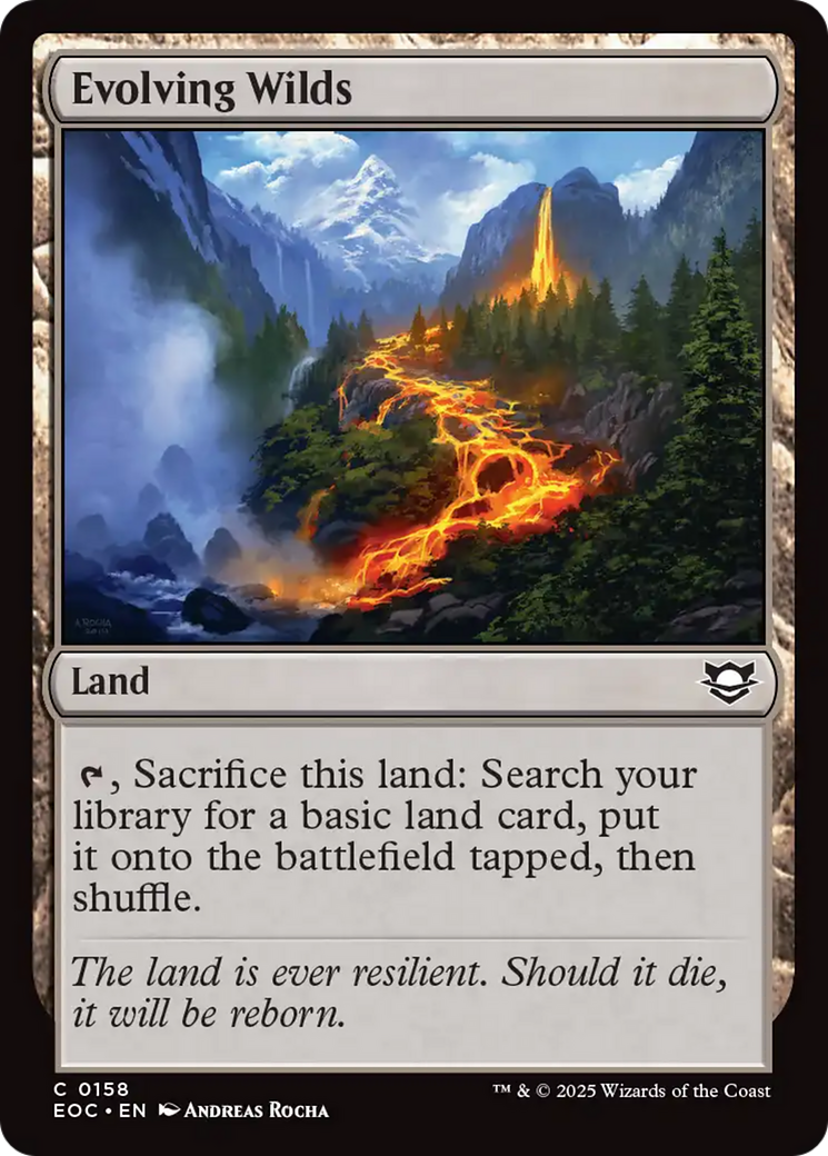 Evolving Wilds [Edge of Eternities Commander] | Tabernacle Games