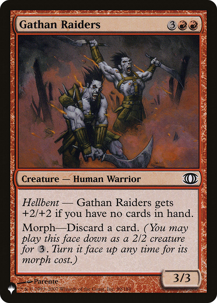 Gathan Raiders [The List] | Tabernacle Games