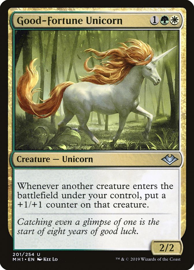 Good-Fortune Unicorn [Modern Horizons] | Tabernacle Games