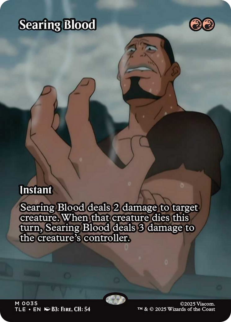 Searing Blood (Borderless) [Avatar: The Last Airbender: Eternal-Legal] | Tabernacle Games