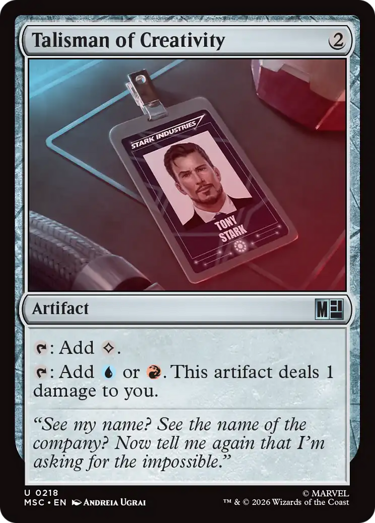 Talisman of Creativity [Marvel Super Heroes Commander] | Tabernacle Games