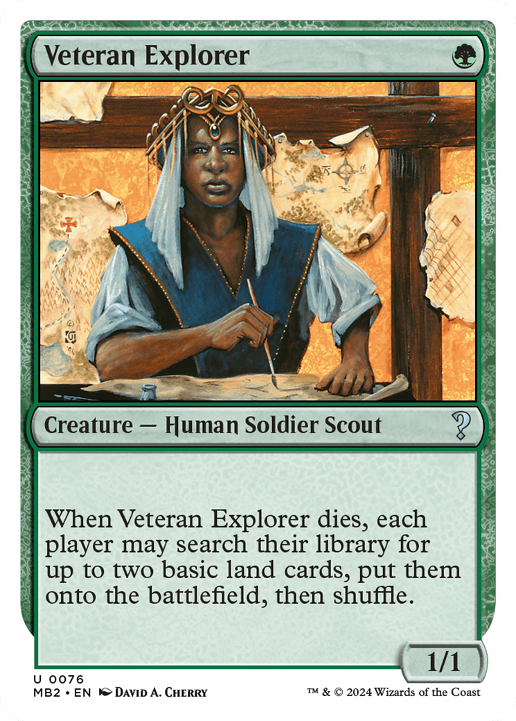 Veteran Explorer (White Border) [Mystery Booster 2] | Tabernacle Games