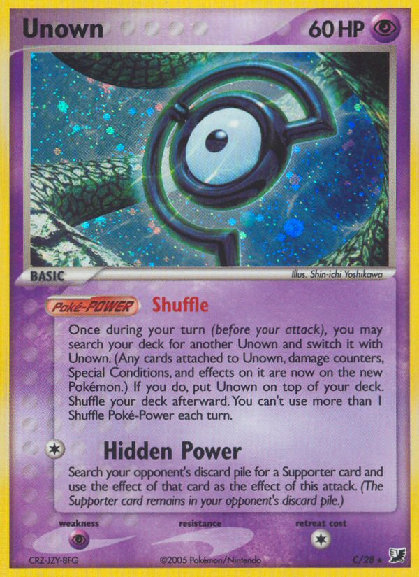 Unown (C) (C/28) [EX: Unseen Forces] | Tabernacle Games