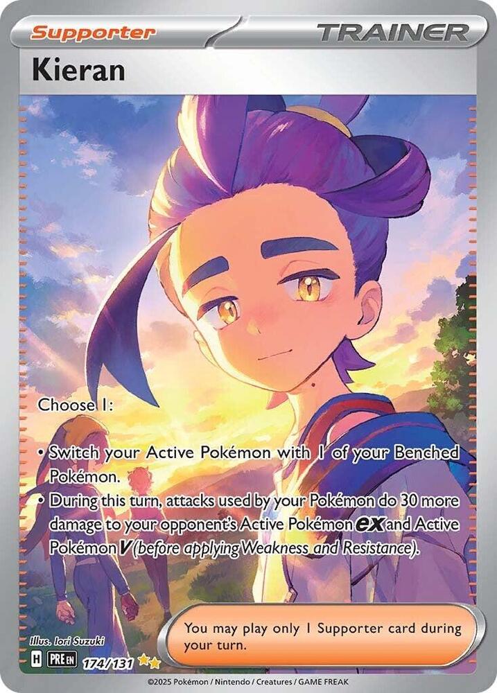 Kieran (174/131) [Scarlet & Violet: Prismatic Evolutions] | Tabernacle Games