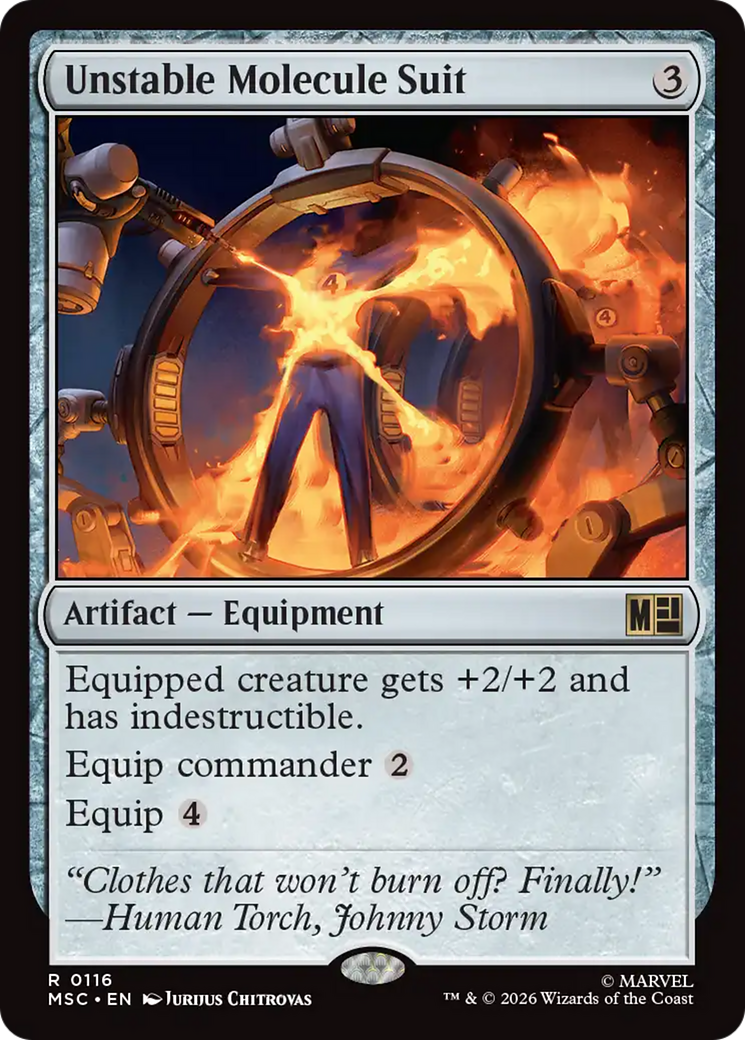 Unstable Molecule Suit (Surge Foil) [Marvel Super Heroes Commander] | Tabernacle Games