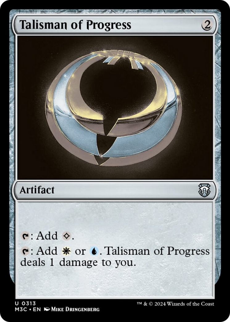 Talisman of Progress (Ripple Foil) [Modern Horizons 3 Commander] | Tabernacle Games