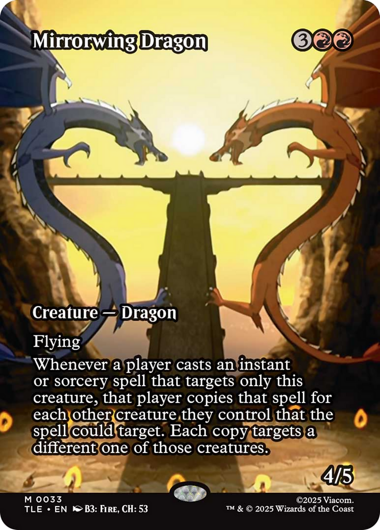 Mirrorwing Dragon (Borderless) [Avatar: The Last Airbender: Eternal-Legal] | Tabernacle Games