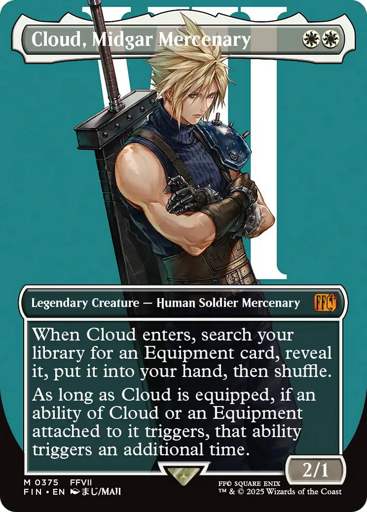 Cloud, Midgar Mercenary (Borderless) [FINAL FANTASY] | Tabernacle Games