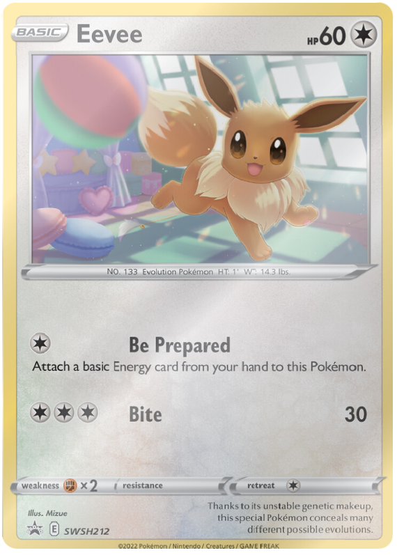 Eevee (SWSH212) [Sword & Shield: Black Star Promos] | Tabernacle Games