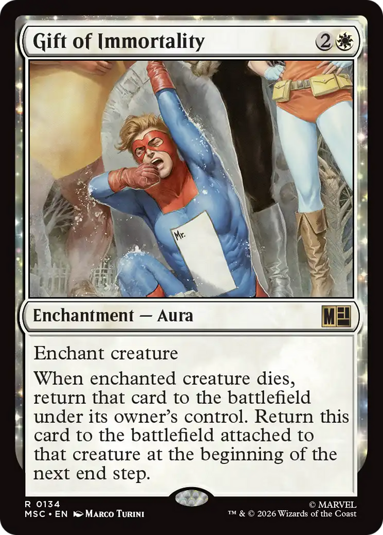 Gift of Immortality [Marvel Super Heroes Commander] | Tabernacle Games