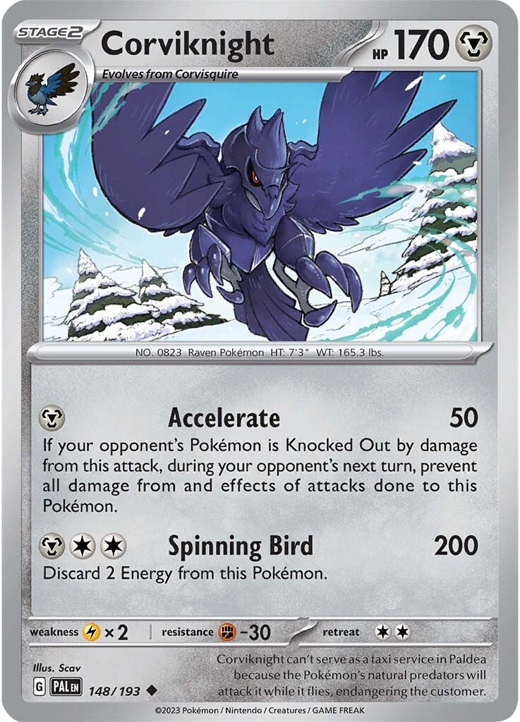 Corviknight (148/193) [Scarlet & Violet: Paldea Evolved] | Tabernacle Games