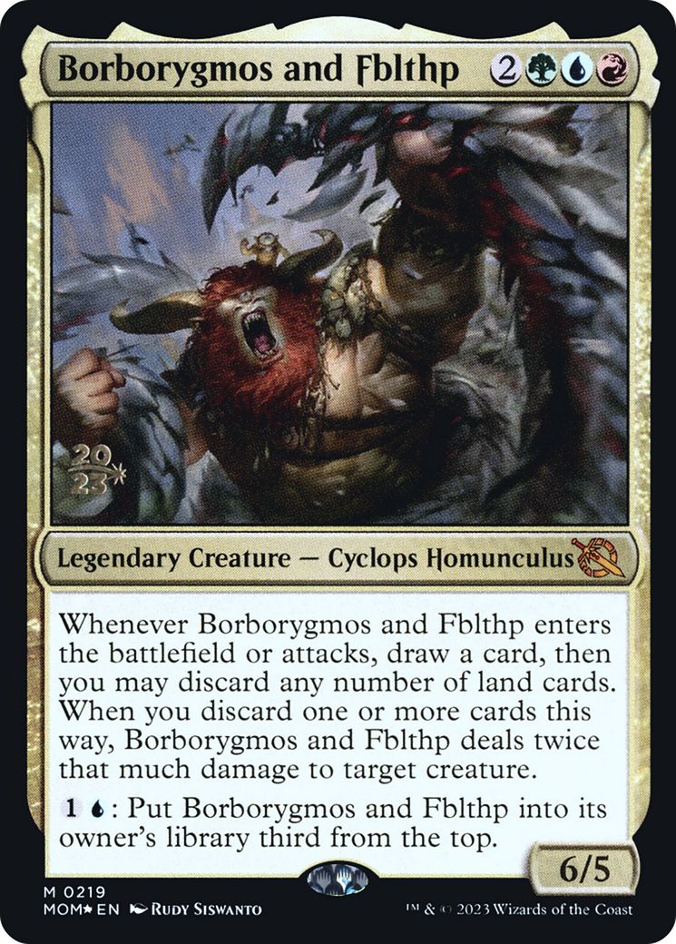 Borborygmos and Fblthp [March of the Machine Prerelease Promos] | Tabernacle Games