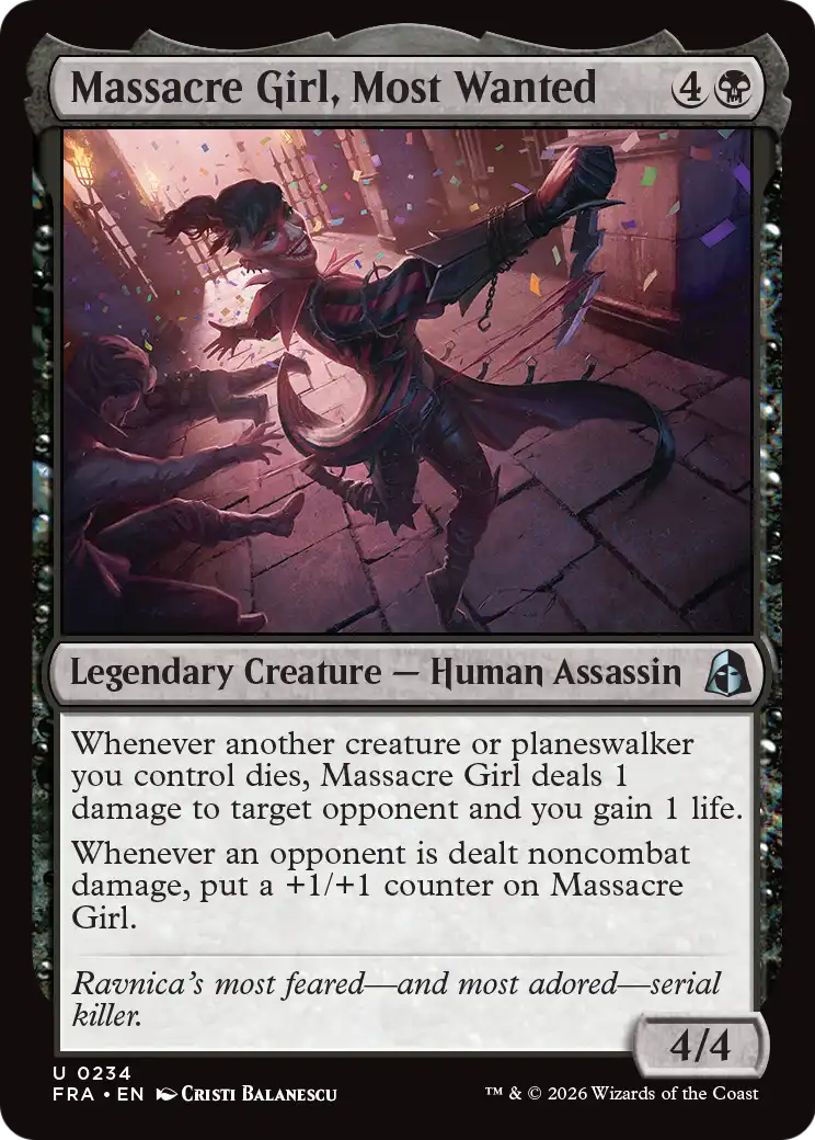 Massacre Girl, Most Wanted [Reality Fracture] | Tabernacle Games