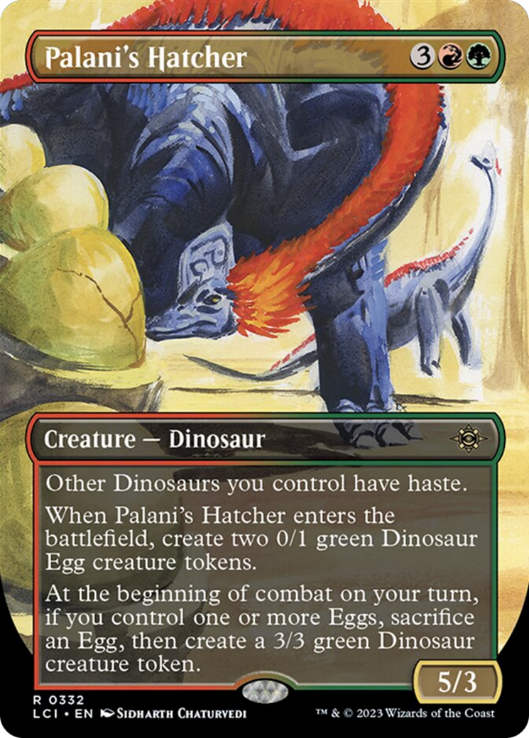 Palani's Hatcher (Borderless) [The Lost Caverns of Ixalan] | Tabernacle Games