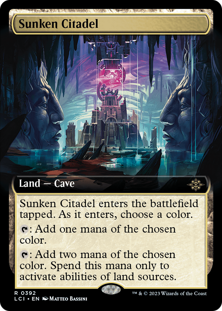 Sunken Citadel (Extended Art) [The Lost Caverns of Ixalan] | Tabernacle Games