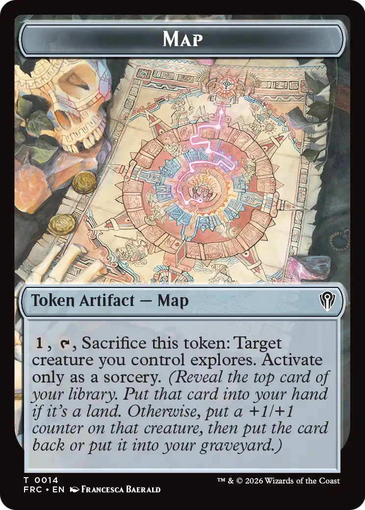 Soldier // Map Double-Sided Token [Reality Fracture Commander Tokens] | Tabernacle Games