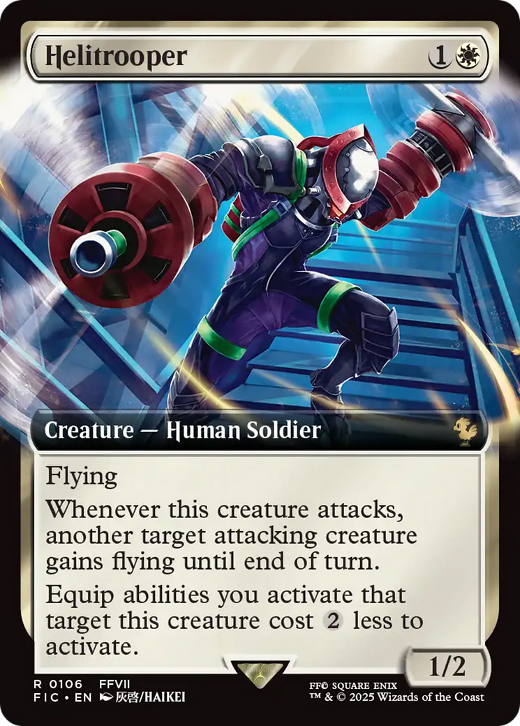 Helitrooper (Extended Art) [FINAL FANTASY Commander] | Tabernacle Games