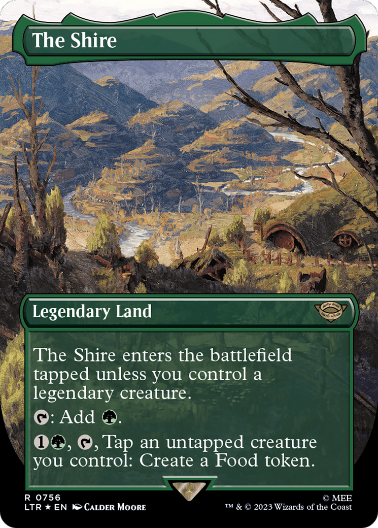 The Shire (Borderless) (Surge Foil) [The Lord of the Rings: Tales of Middle-Earth] | Tabernacle Games