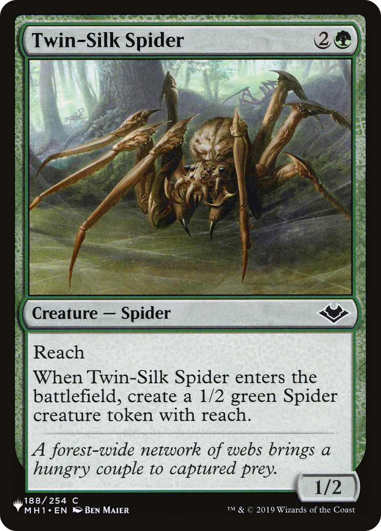 Twin-Silk Spider [The List Reprints] | Tabernacle Games