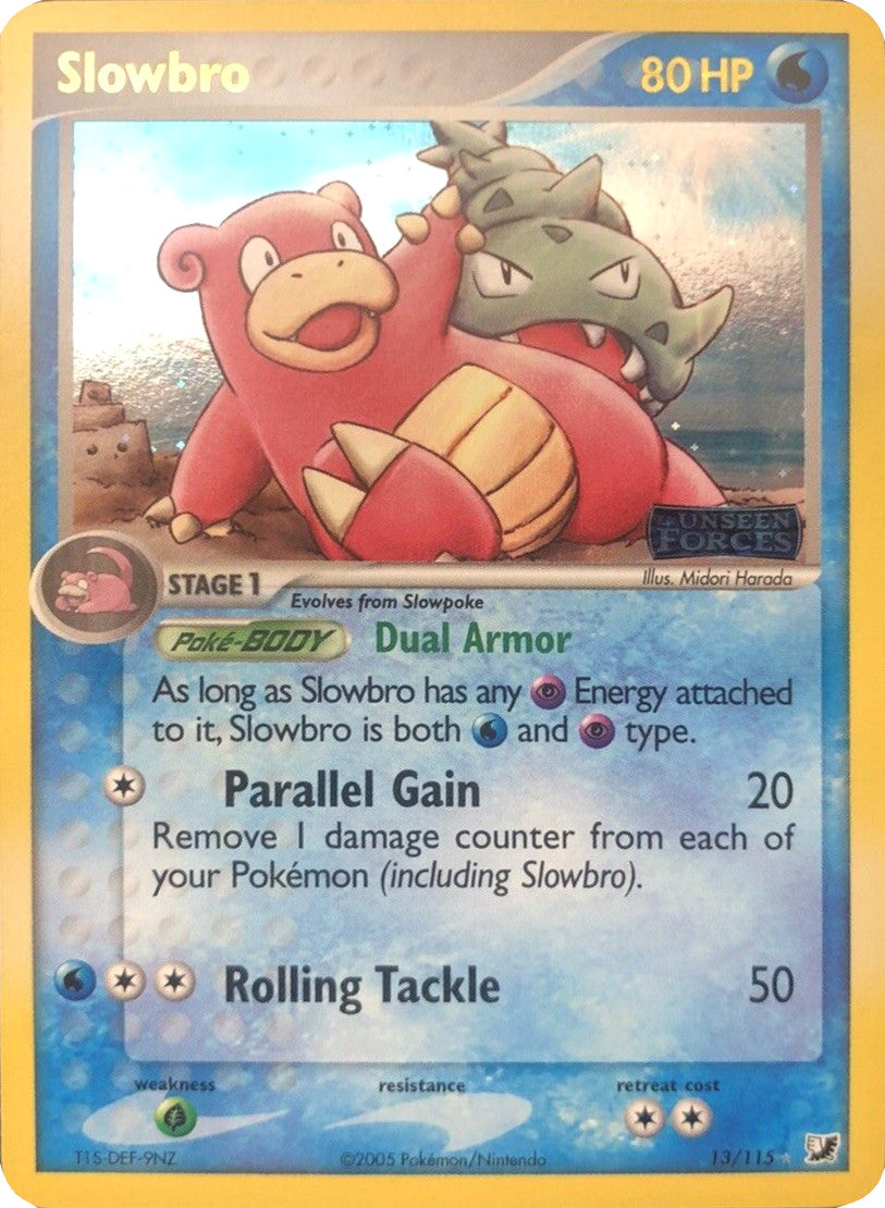 Slowbro (13/115) (Stamped) [EX: Unseen Forces] | Tabernacle Games