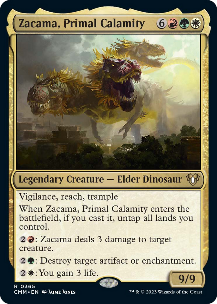 Zacama, Primal Calamity [Commander Masters] | Tabernacle Games