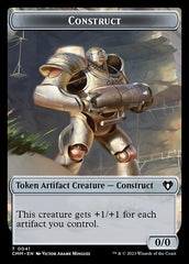 Servo // Construct (0041) Double-Sided Token [Commander Masters Tokens] | Tabernacle Games