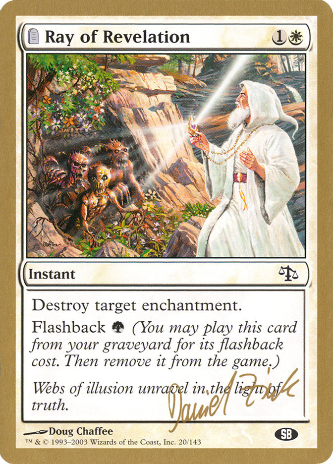Ray of Revelation (Daniel Zink) (SB) [World Championship Decks 2003] | Tabernacle Games