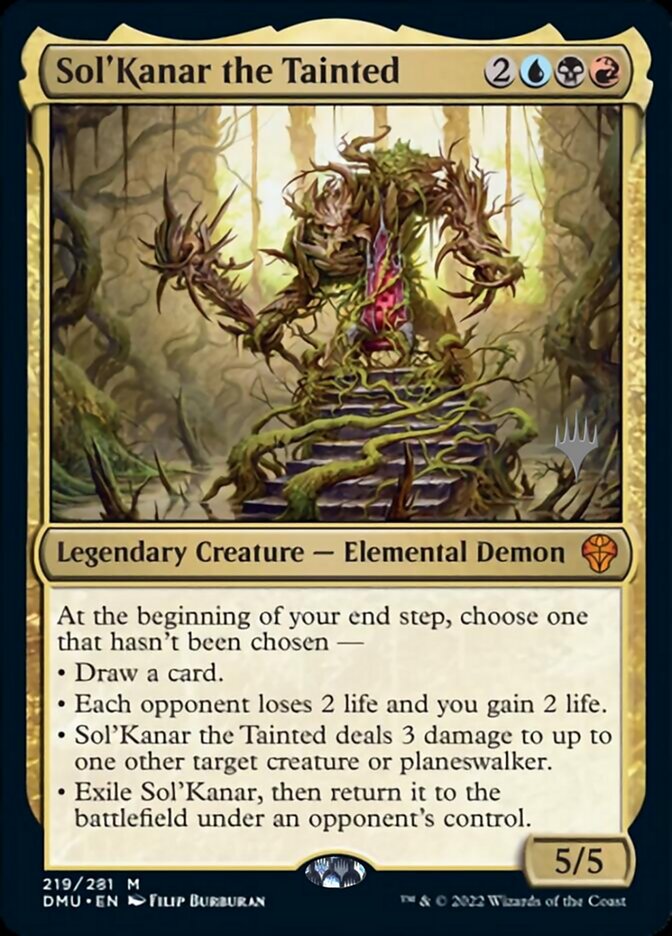 Sol'Kanar the Tainted (Promo Pack) [Dominaria United Promos] | Tabernacle Games