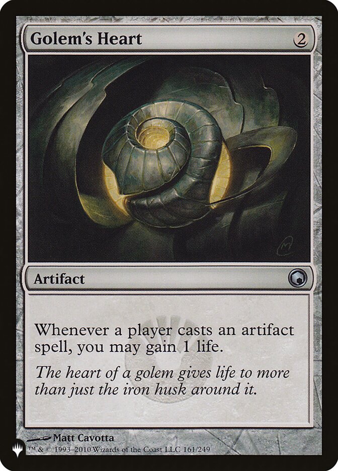 Golem's Heart [The List] | Tabernacle Games