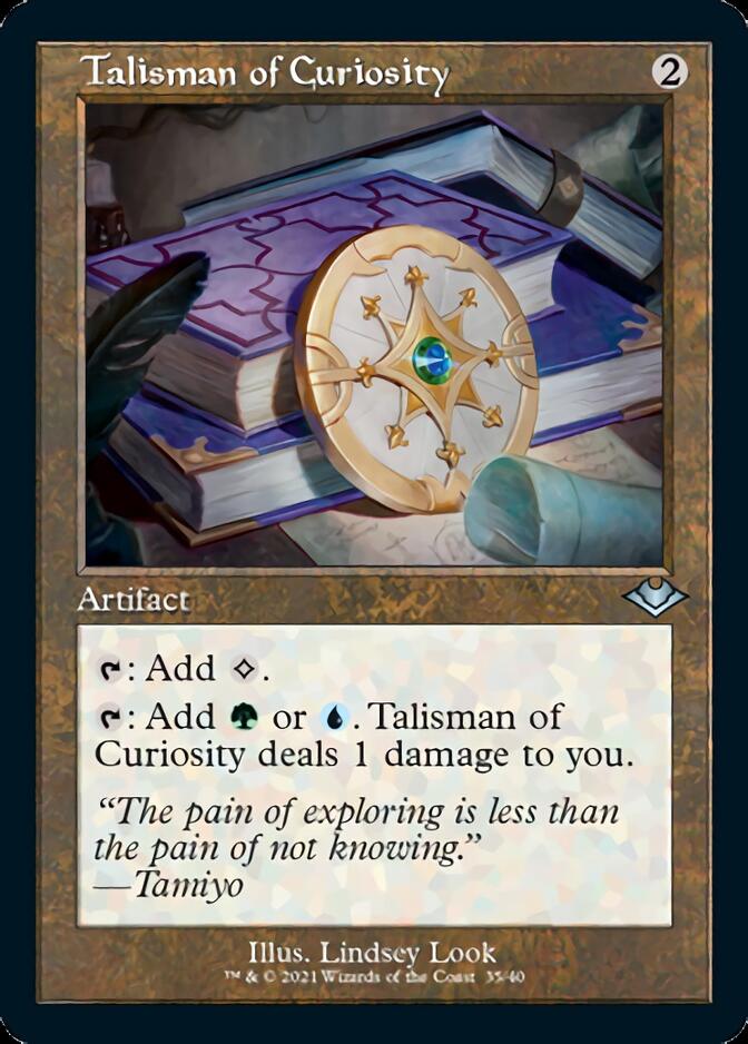 Talisman of Curiosity (Retro Foil Etched) [Modern Horizons] | Tabernacle Games