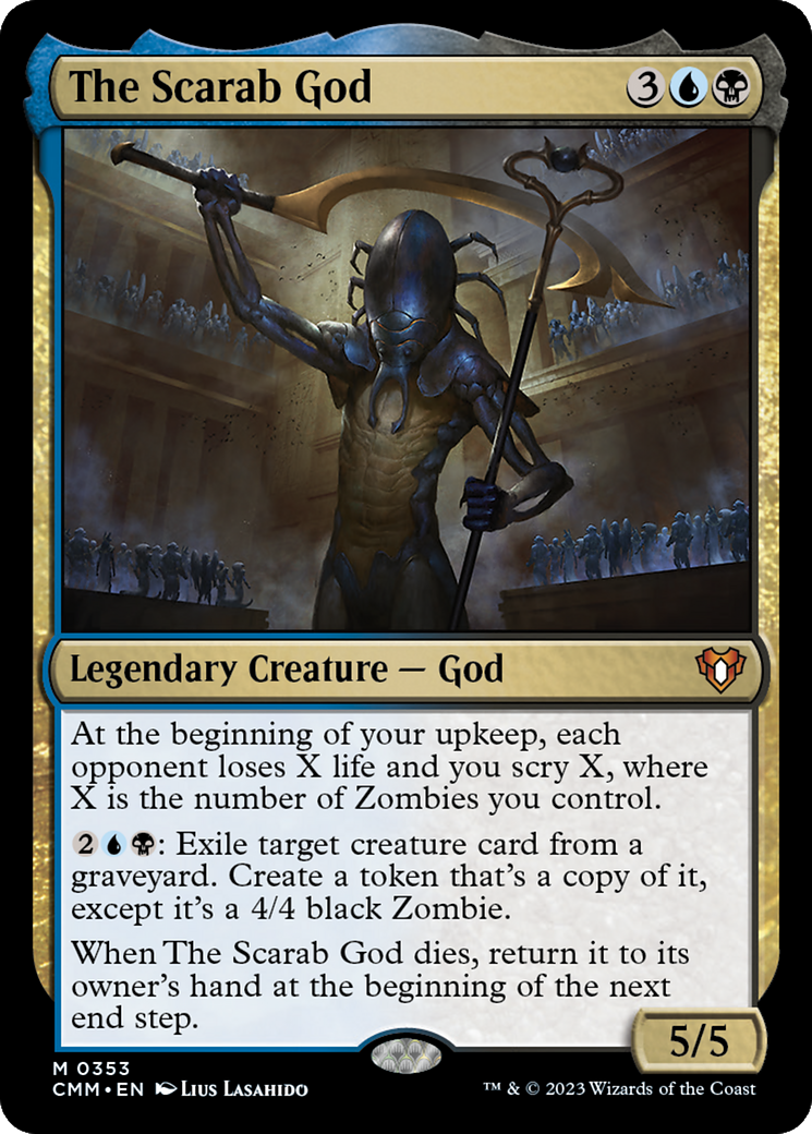 The Scarab God [Commander Masters] | Tabernacle Games