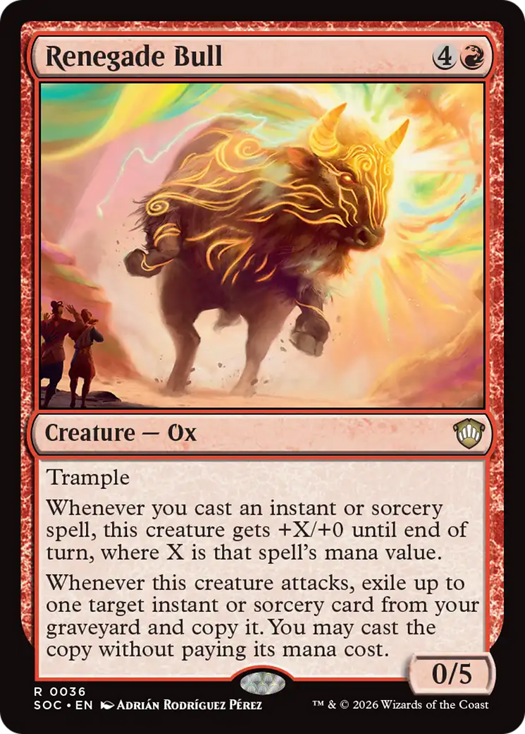 Renegade Bull [Secrets of Strixhaven Commander] | Tabernacle Games
