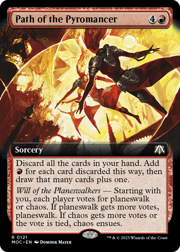Path of the Pyromancer (Extended Art) [March of the Machine Commander] | Tabernacle Games