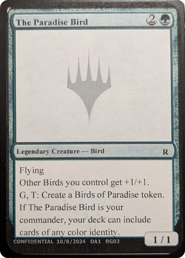 The Paradise Bird [Mystery Booster 2 Playtest Cards] | Tabernacle Games