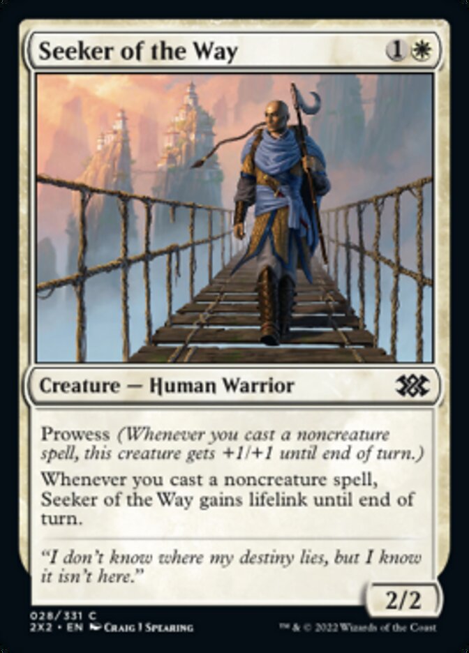 Seeker of the Way [Double Masters 2022] | Tabernacle Games