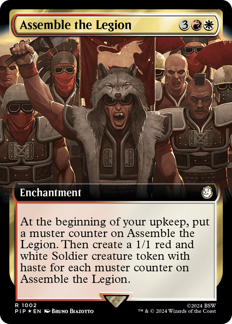 Assemble the Legion (Extended Art) (Surge Foil) [Fallout] | Tabernacle Games