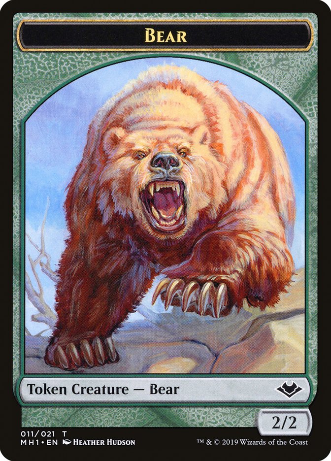 Goblin (010) // Bear (011) Double-Sided Token [Modern Horizons Tokens] | Tabernacle Games