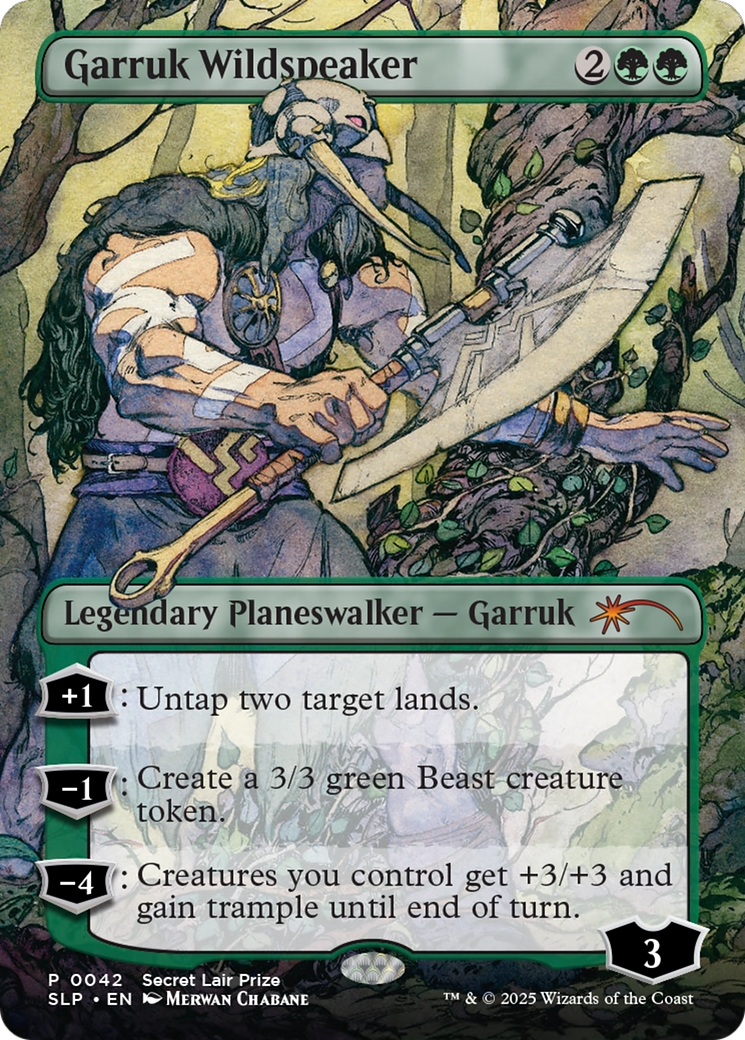 Garruk Wildspeaker [Secret Lair Showdown] | Tabernacle Games