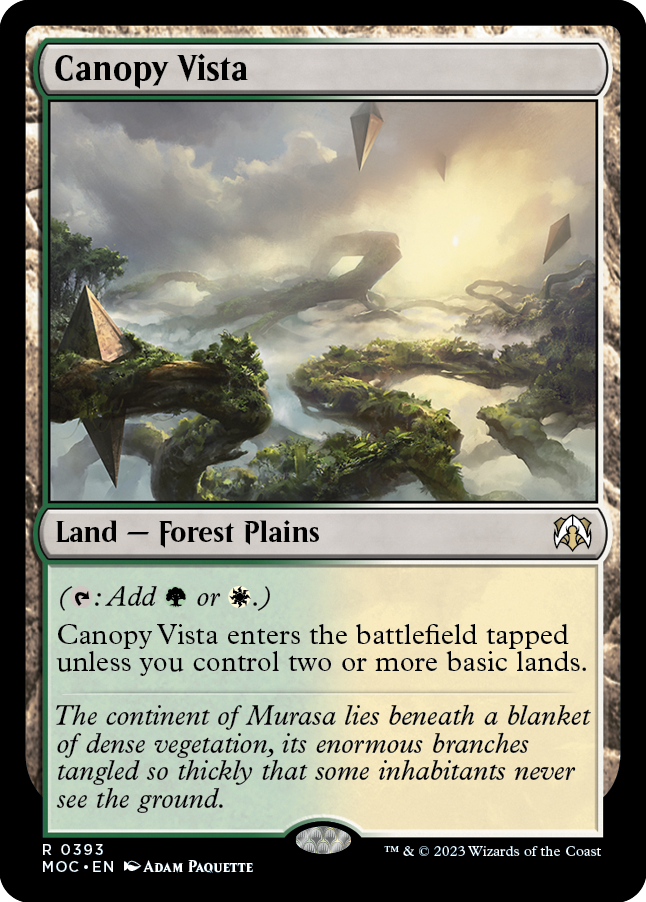 Canopy Vista [March of the Machine Commander] | Tabernacle Games