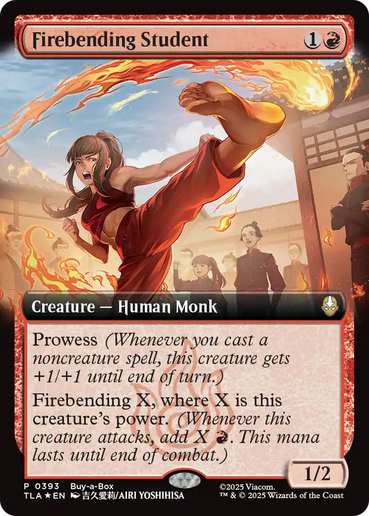 Firebending Student (Extended Art) [Avatar: The Last Airbender Promos] | Tabernacle Games