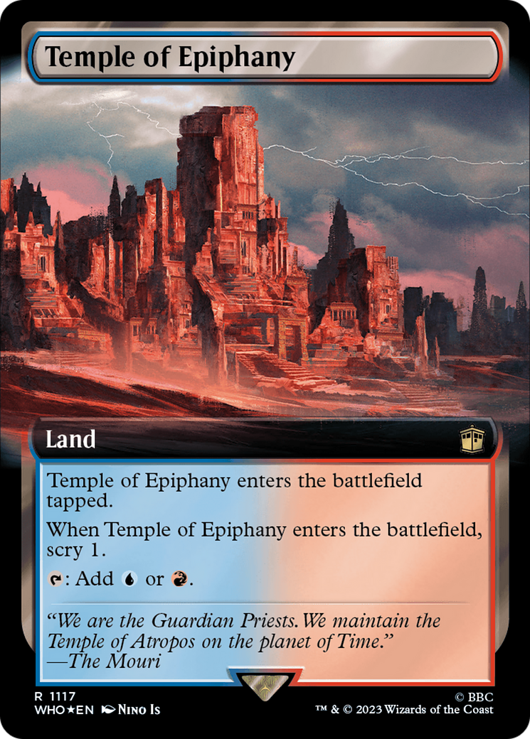 Temple of Epiphany (Extended Art) (Surge Foil) [Doctor Who] | Tabernacle Games