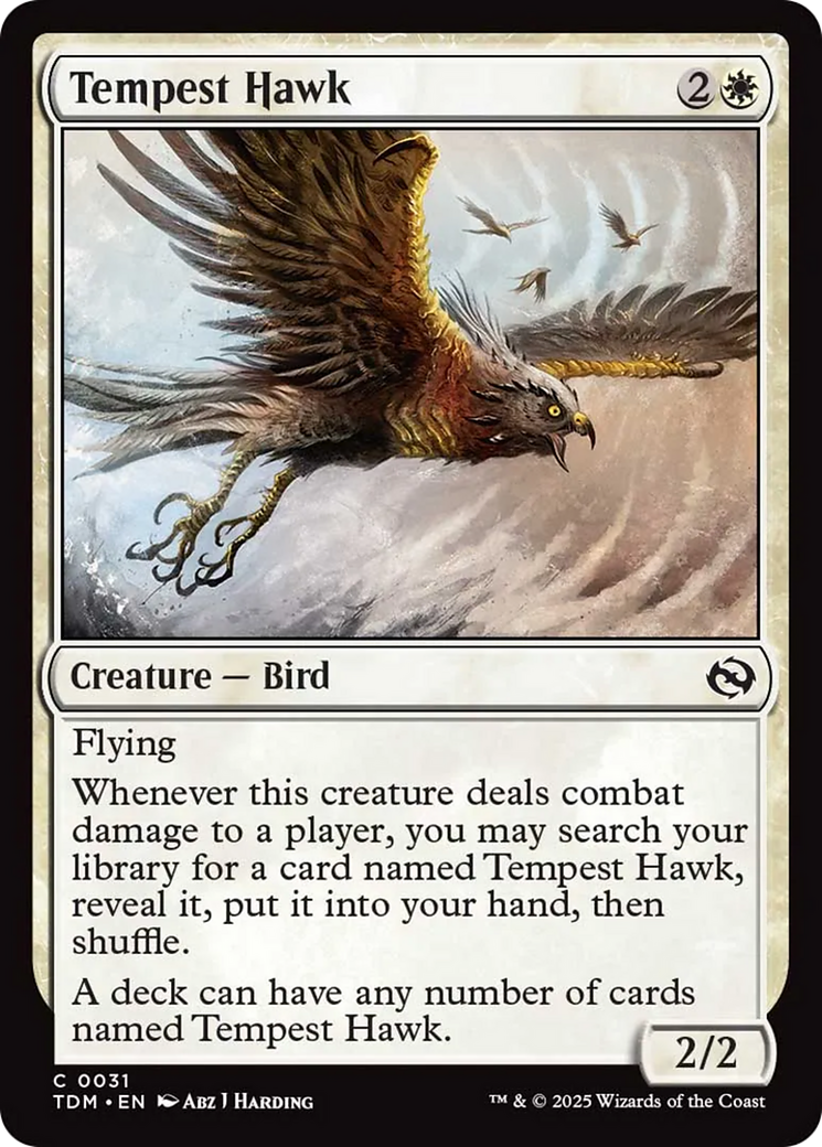 Tempest Hawk [Tarkir: Dragonstorm] | Tabernacle Games