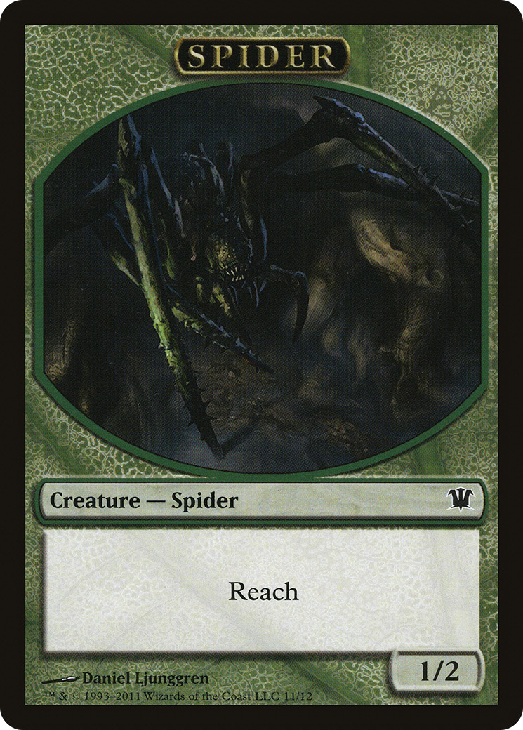 Insect // Spider Double-Sided Token [Innistrad Remastered Tokens] | Tabernacle Games