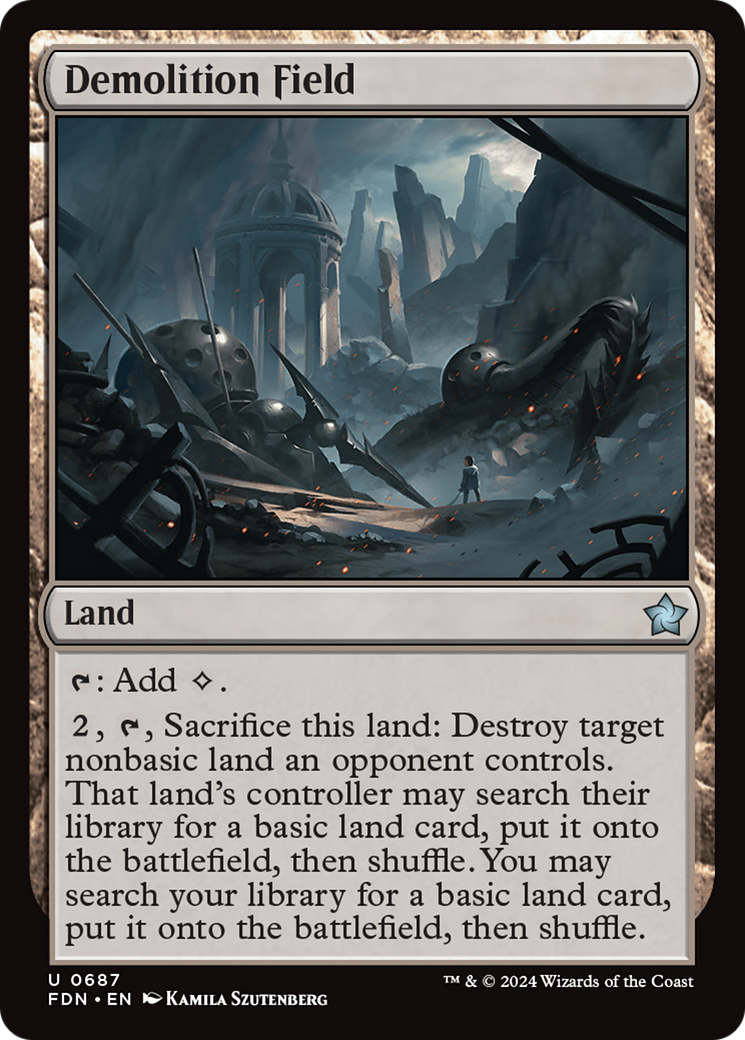 Demolition Field [Foundations] | Tabernacle Games