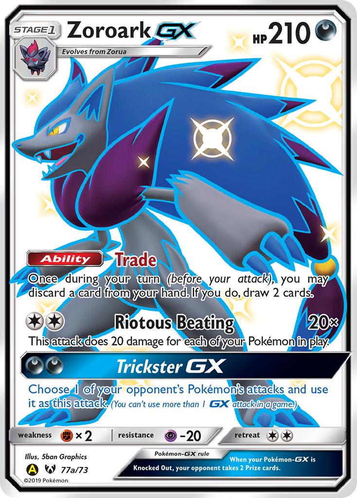 Zoroark GX (77a/73) [Alternate Art Promos] | Tabernacle Games