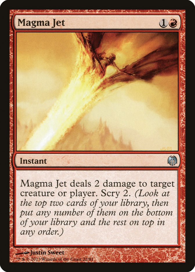 Magma Jet [Duel Decks: Heroes vs. Monsters] | Tabernacle Games