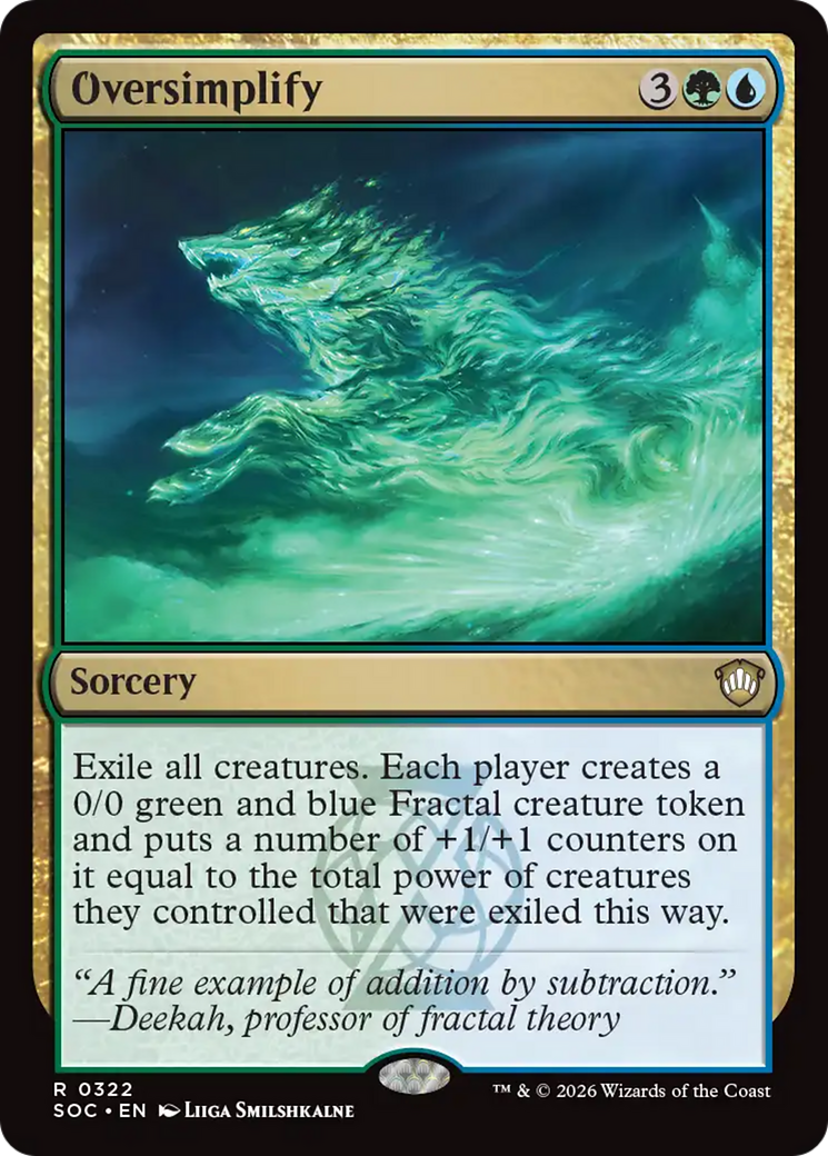 Oversimplify [Secrets of Strixhaven Commander] | Tabernacle Games