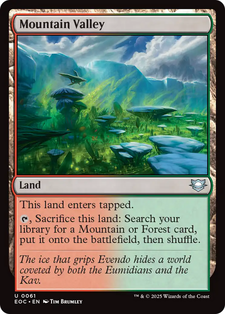 Mountain Valley [Edge of Eternities Commander] | Tabernacle Games
