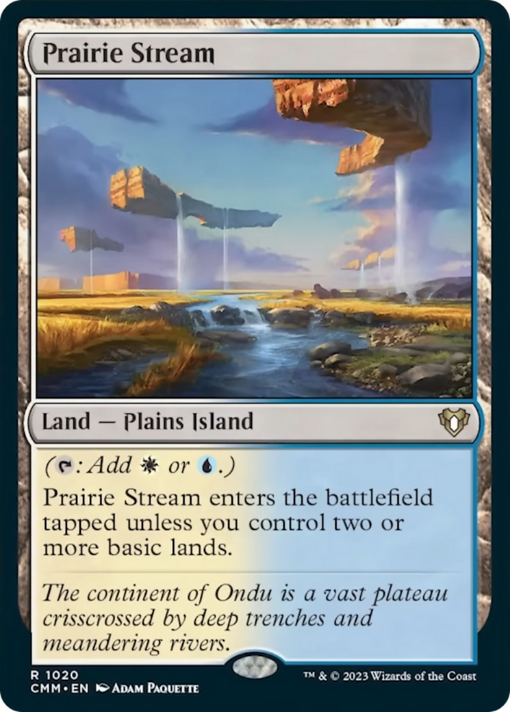 Prairie Stream [Commander Masters] | Tabernacle Games