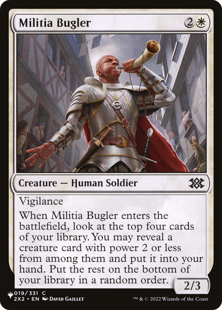 Militia Bugler [The List Reprints] | Tabernacle Games